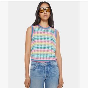 Mother's Open Back Tank Top Size Small